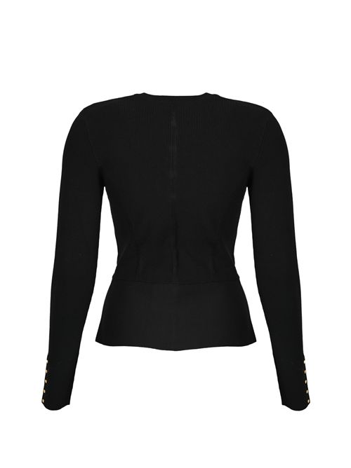 Giacca in maglia di viscosa Nero Elisabetta Franchi | MK49S57E2110